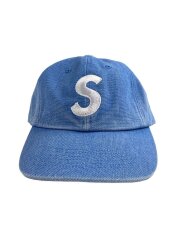 画像：SS26 Pigment Coated S Logo/キャップ/コットン/BLU/無地/メンズ