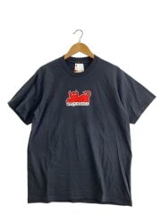 画像：Tシャツ/M/コットン/BLK/無地//
