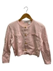 画像：カーディガン(薄手)/40/コットン/PNK/無地