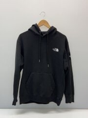 画像：SQUARE LOGO HOODIE_スクエアロゴフーディ/L/コットン/BLK