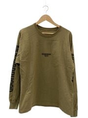 画像：長袖Tシャツ/M/コットン/KHK