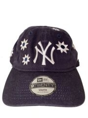 画像：キャップ/--/コットン/NVY/花柄/メンズ