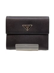 画像：2つ折り財布/レザー/BLK/メンズ/M170A