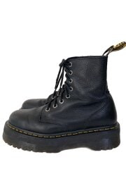 画像：レースアップブーツ/US10/BLK/レザー/aw006