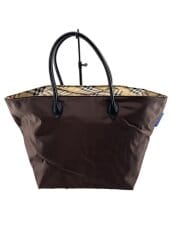 画像：ハンドバッグ/--/BRW/無地