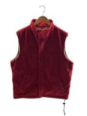 画像：フリースベスト/L/ポリエステル/RED