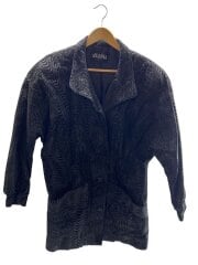 画像：AZEANIA/コート/--/--/BLK/総柄