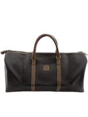 画像：ボストンバッグ/レザー/GRY/無地