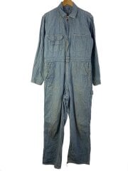 画像：70-80s/両爪IDEAL/オールインワン/38/コットン/IDG/ヘリンボーン