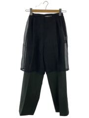 画像：HALF SHEER LAYERED PANTS/ボトム/S/02250208981110