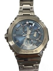 画像：ソーラー腕時計_G-SHOCK/アナログ/BLU/SLV