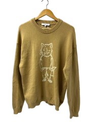 画像：ニット・セーター(厚手)/XL/コットン/BEG/OM00802KT1030