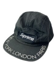 画像：18SS/Visor Print Camp Cap Black/キャップ/FREE/メンズ