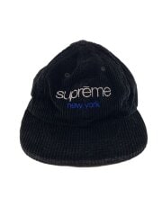 画像：キャップ/--/コーデュロイ/BLK/無地/メンズ