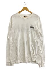 画像：長袖Tシャツ/L/コットン/WHT//