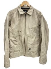 画像：ジャケット/M/コットン/CRM/無地/D18966-C409-367