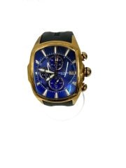 画像：ReefTiger/クォーツ腕時計/アナログ/ラバー/BLU/BLK/SS/RGA3069-T