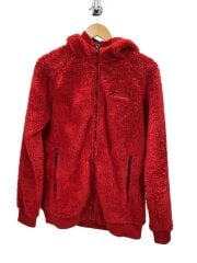 画像：フリースジャケット/L/ポリエステル/RED/無地/PM1180