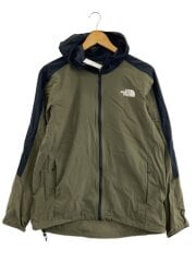 画像：ANYTIME WIND HOODIE_エニータイムウインドフーディ/M/ナイロン/GRN/無地