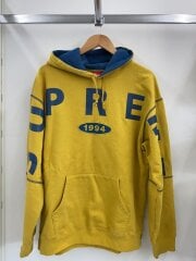 画像：スプレッドロゴ/パーカー/L/コットン/YLW