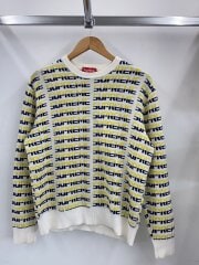 画像：ロゴボーダー/ニット・セーター(厚手)/S/コットン/YLW