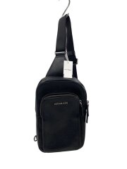 画像：ショルダーバッグ/レザー/BLK/37F4LCOY1L