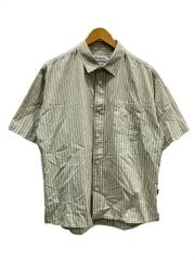 画像：WILLIAM STRIPED SHIRT/LIME/M/コットン/GRN//