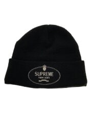画像：24AW/Crest Beanie/ニットキャップ/--/アクリル/BLK/メンズ//