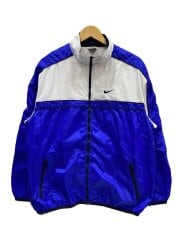 画像：00s/ZIP UP WINDBREAKER/バックロゴ/XL/ナイロン