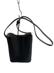 画像：ショルダーバッグ/レザー/BLK