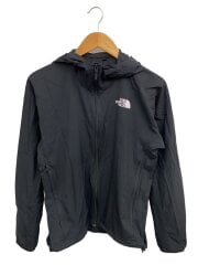 画像：SWALLOW TAIL HOODIE_スワローテイルフーディ/S/ナイロン/BLK/無地