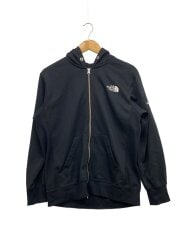 画像：SQUARE LOGO FULLZIP_スクエアロゴフルジップ/M/コットン/BLK/無地