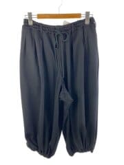 画像：ワイドパンツ/3/ポリエステル/BLK/無地/UY-P26-902