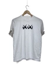 画像：21SS/×KAWS Flock Print T-Shirt /Tシャツ/1/ホワイト/21-0288S//
