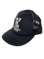 画像：25SS/MESH CAP WAY OF LIFE/メッシュキャップ/FREE/BLK/メンズ/25SPA-0701
