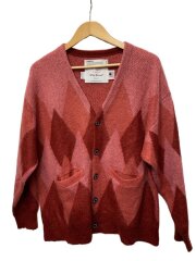 画像：22AW/After School/Argyle Mohair Knit Card/M//RED/22AW K-2