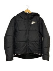 画像：ダウンジャケット/M/ポリエステル/BLK/無地