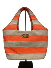 画像：Large Stripe Bucket Tote/トートバッグ/--/GRY/ボーダー