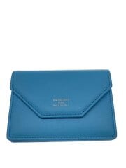 画像：Envelope/カードケース/レザー/BLU/無地/メンズ