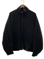 画像：ブルゾン/M/シルク/BLK/無地/ST.970