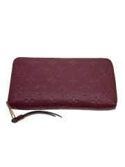 画像：ジッピー・ウォレット_モノグラム・アンプラント/レザー/RED/レディース