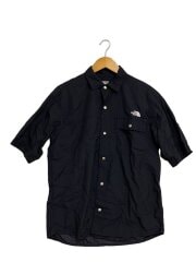 画像：S/S NUPTSE SHIRT_ショートスリーブヌプシシャツ/M/ナイロン/BLK//