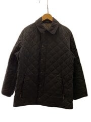 画像：90s/D599/QUILT JKT/キルティングジャケット/S/ポリエステル/BLK