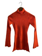 画像：22AW/Ribbed Knitted Top/1/ポリエステル/ORN/MM22FW-KN059