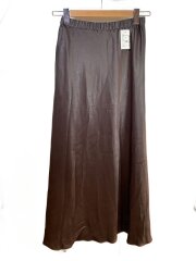 画像：ロングスカート/FREE/レーヨン/GRY/無地