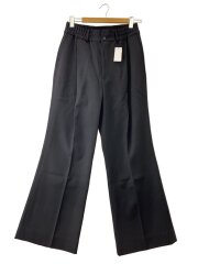 画像：HEAVY WOOL GABARDINE FLARE EASY TROUSER/2/ウール/BLK/S101425