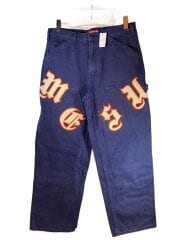 画像：25ss/Old English Canvas Double Knee Painter Pant/34/コットン/NVY