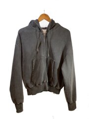 画像：Heavy weight double zip-up hoodie/1/コットン/GRY/sowuf0824001