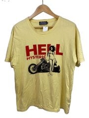 画像：HELL HYSTERICTシャツ/L/コットン/YLW/02251CT28