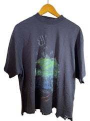 画像：DIY Imprint Cropped T-Shirt/1/コットン/NVY/783399 TSVB4